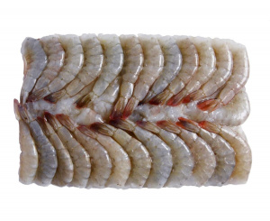 Креветки с/м б/г 21/25,блок 1,8 кг/шт,6 шт/кор (счет 110), Индия